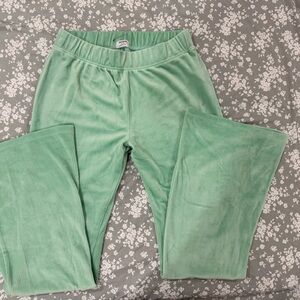 Mint Green Soft Flared Leggings Pants